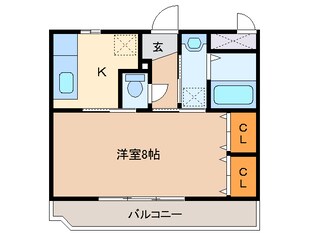 三日市駅 徒歩22分 3階の物件間取画像